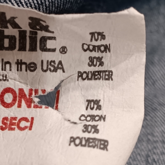 ROCK & REPUBLIC WOMEN'S LOW- RISE JEANS SIZE 28 DARK WASH BLING POCKET DENIM - Picture 13 of 13